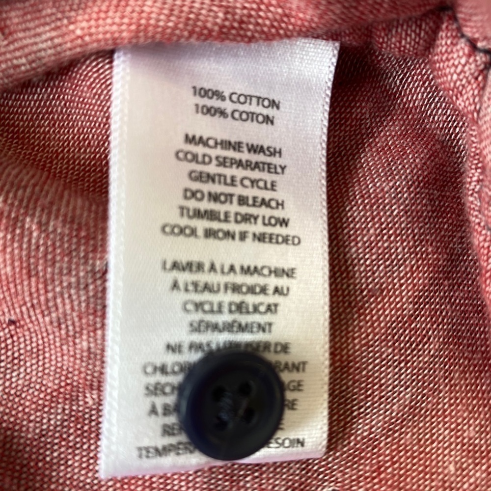 3/ $12 Beachlunchlounge Plaid Cotton Button down - Picture 7 of 7